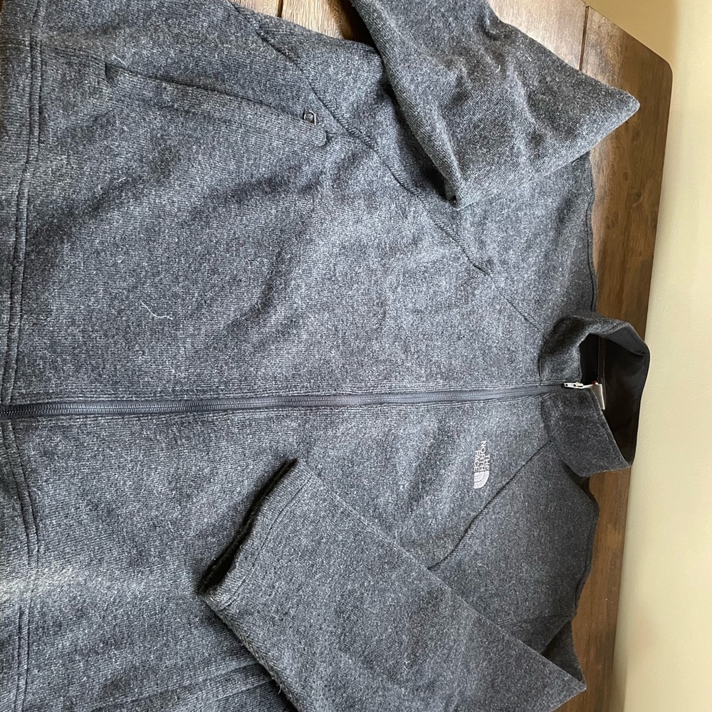 North Face casual dark gray men’s jacket